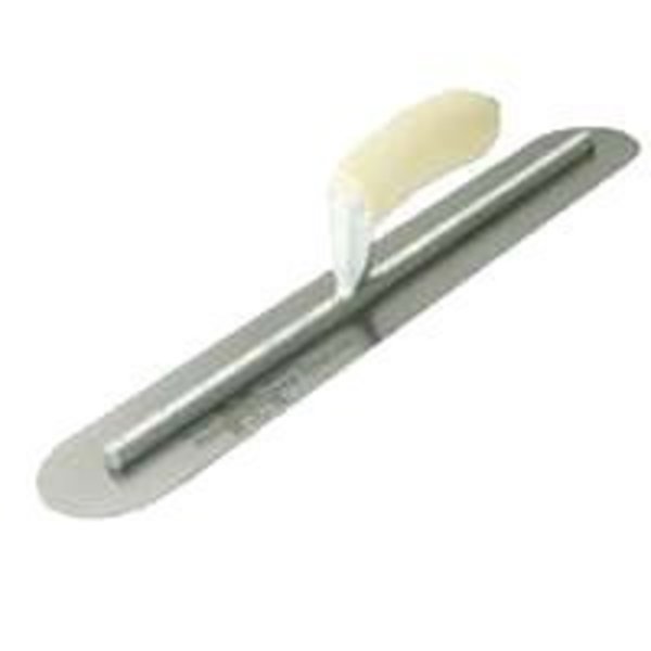 Marshalltown MXS20FR Finishing Trowel, Tempered Blade, Curved Handle, Spring Steel Blade, Gray Handle MXS20FR